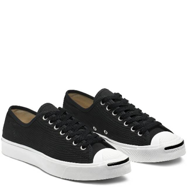 Jual Converse Jack Purcell Low Top First In Class Black White Black Original Shopee Indonesia