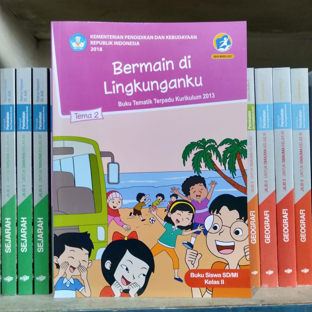 Jual BUKU PAKET TEMATIK SD KELAS 2 TEMA 2 BERMAIN DI LINGKUNGANKU ...