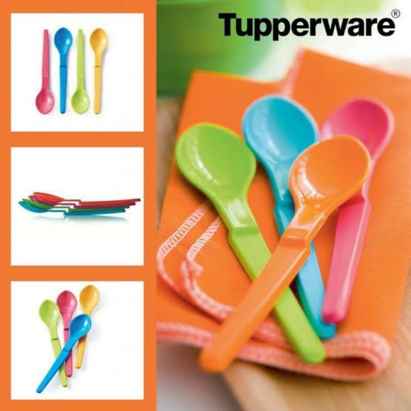 Jual promo!! sendok bayi tupperware hang on spoon original 1 pcs ...