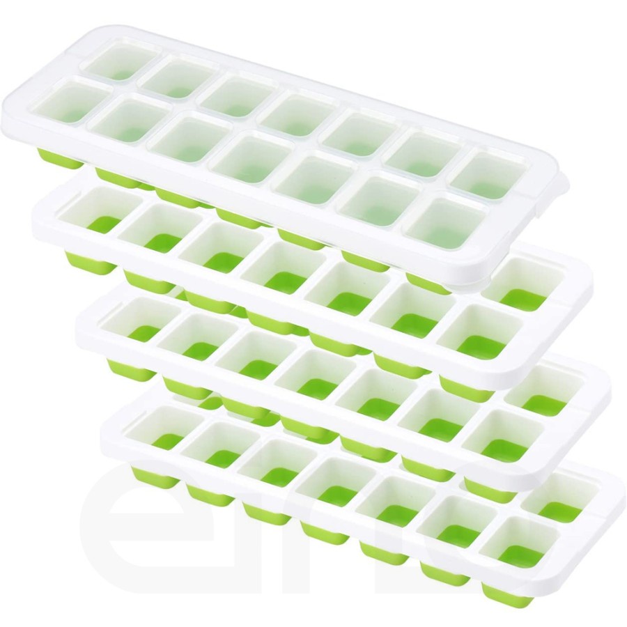 Jual Cetakan Es Omorc by EINO Ice Cube Trays, 4 pack, Easy Release BPA