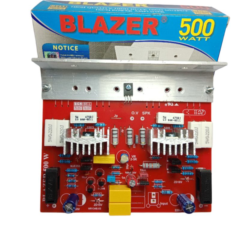 Jual KIT DRIVER AMPLIFIER BLAZER MONO 500W POWER BLAZER 500W BELL BGR