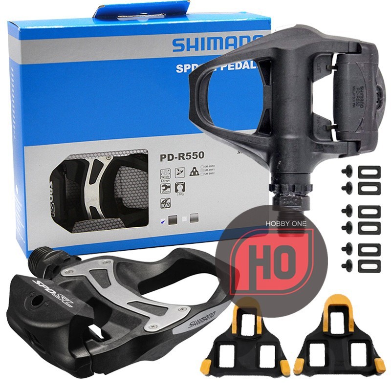 Jual Shimano SPD SL Pedal PD-R550 Black - Pedal Cleat Road Bike