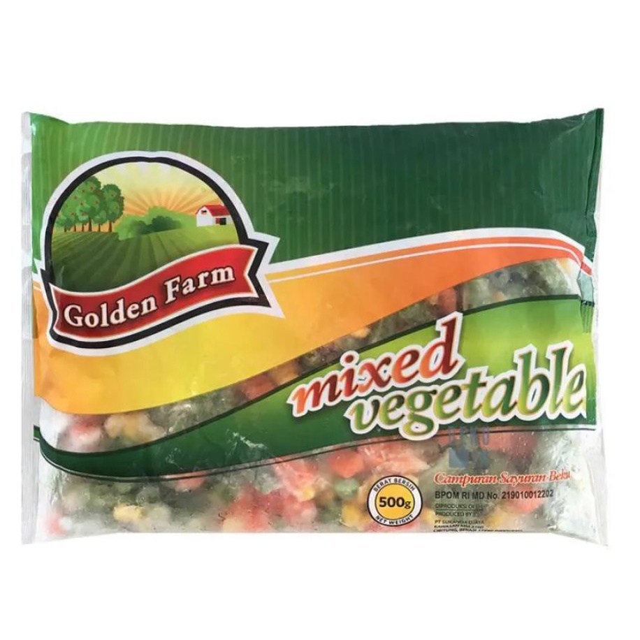 Jual Golden Farm Frozen Mix Vegetable Sayuran Beku 500gr Shopee