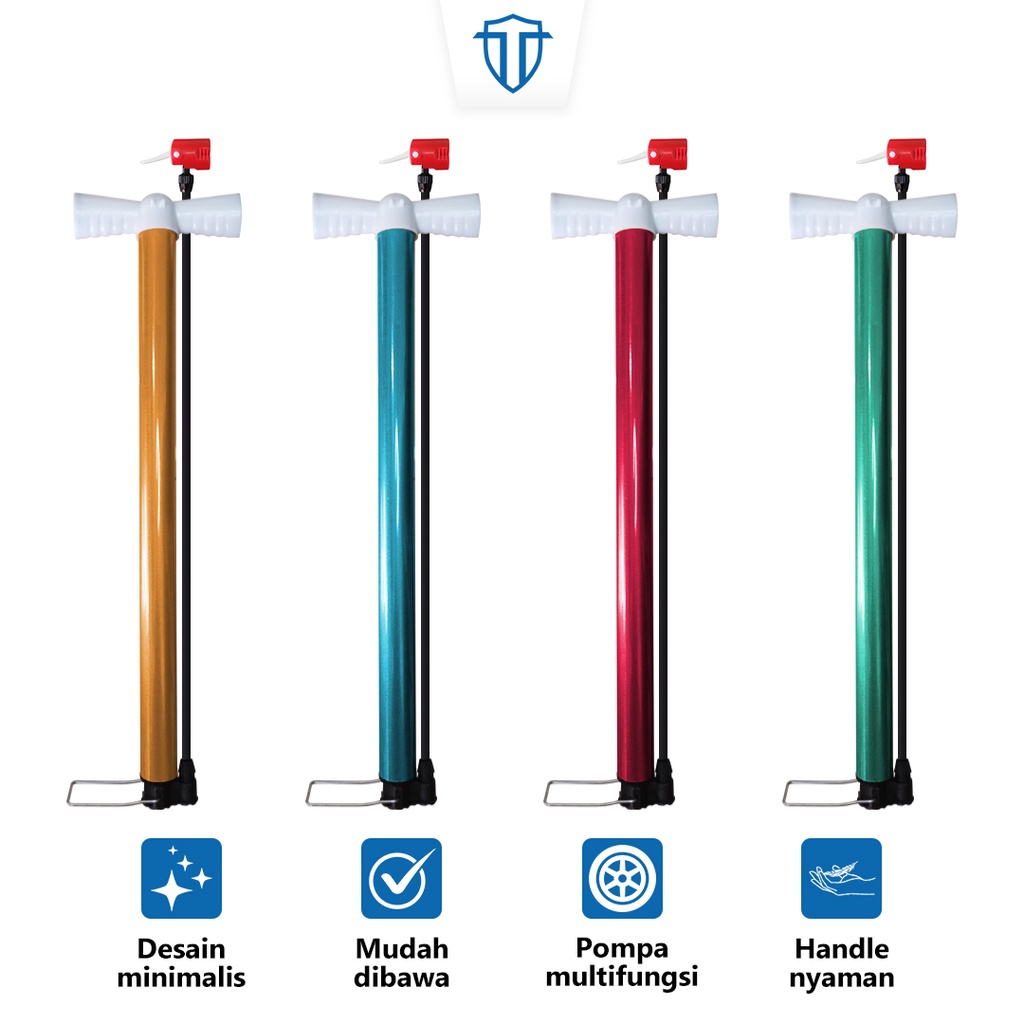 Jual Pompa Ban Sepeda Motor Pompa Angin Manual Panjang Pompa Angin Ban ...