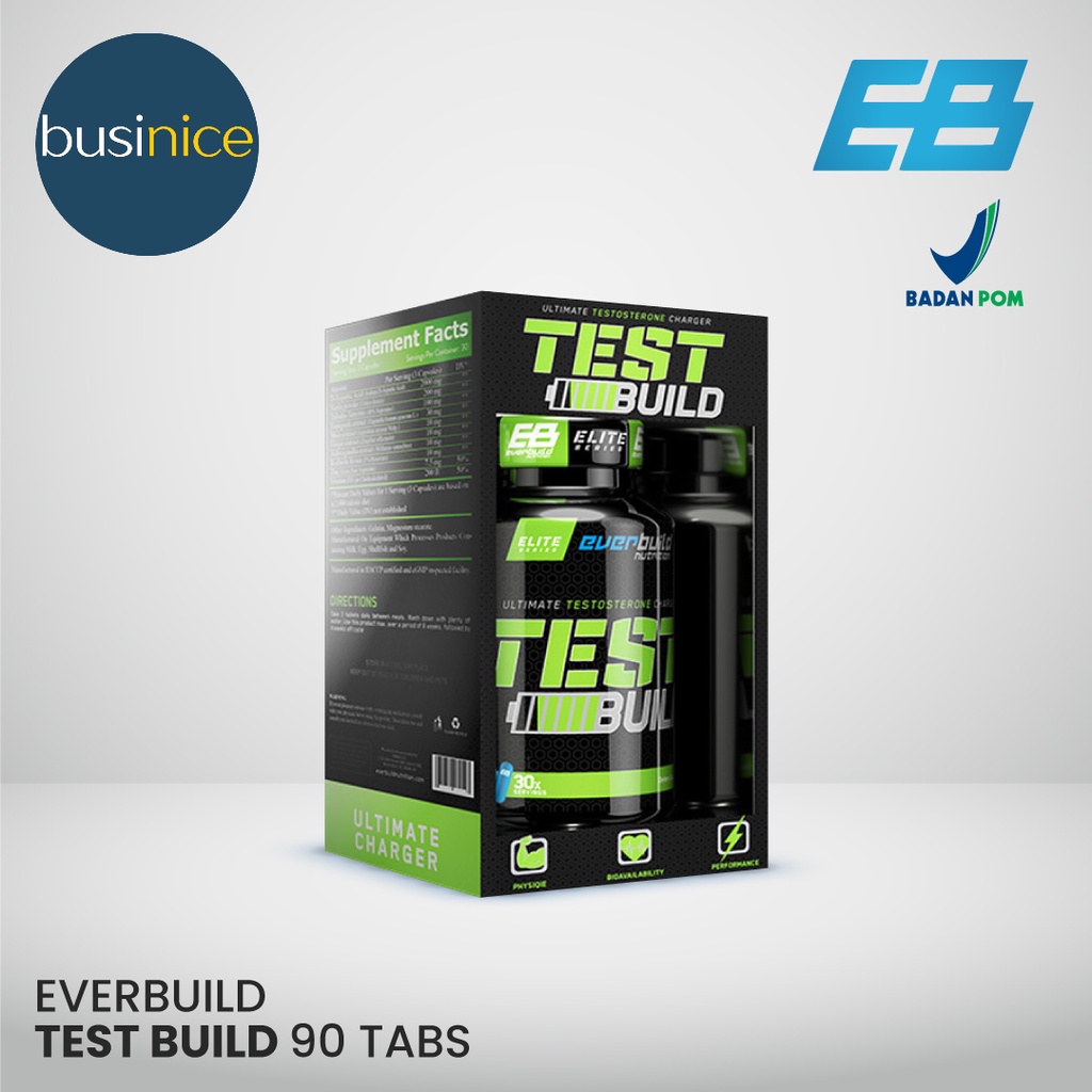 Jual Everbuild Nutrition Test Build 90 Caps Ultimate Testosteron