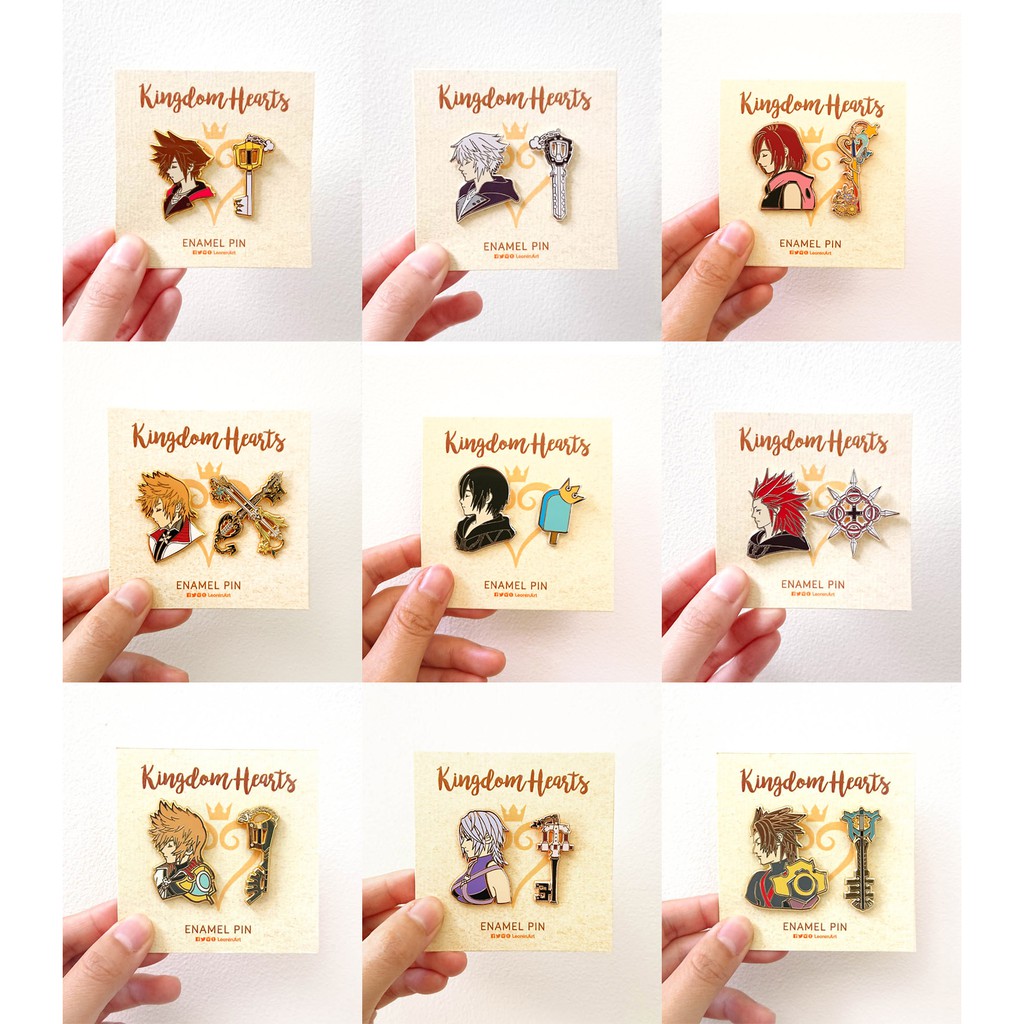 Jual Kingdom Hearts - Hard Enamel Pin | Shopee Indonesia