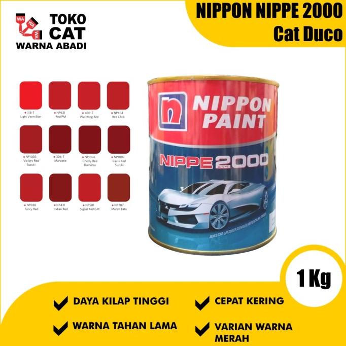 Jual Cat Duco Nippe Kg Varian Warna Merah Shopee Indonesia