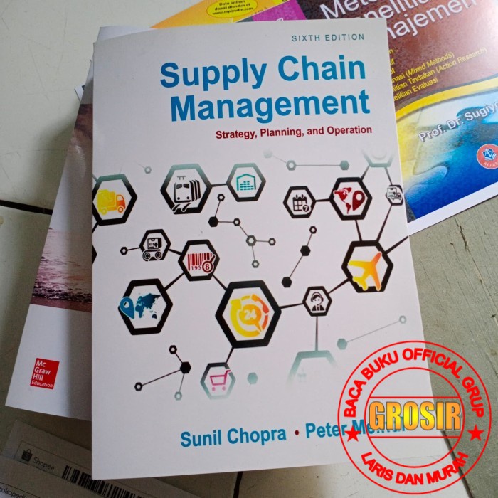 Jual Buku Supply Chain Management Sixth Edition Sunil Chopra | Shopee ...