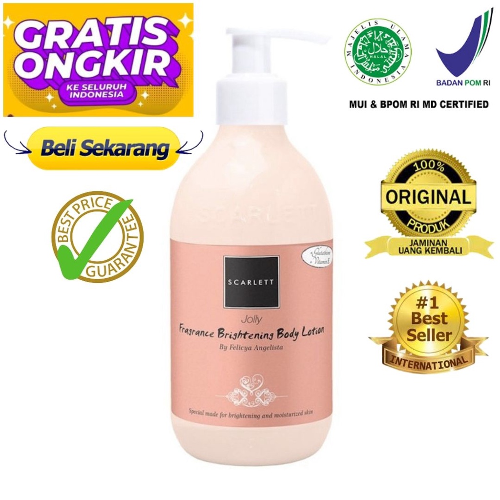 Jual Scarlett Whitening Scarlett Body Lotion Scarlett Whitening Cream Scarlett Hand Body Lotion