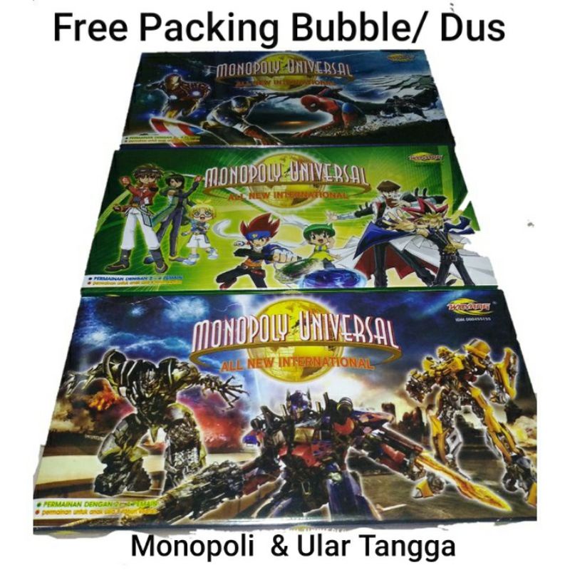 Jual Mainan Monopoli Universal International - Papan permainan Monopoly ...