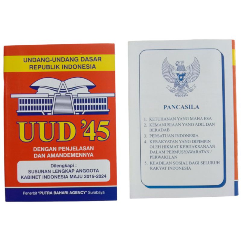 Jual Buku UUD '45 / Buku Undang-undang Dasar Republik Indonesia 1945 ...