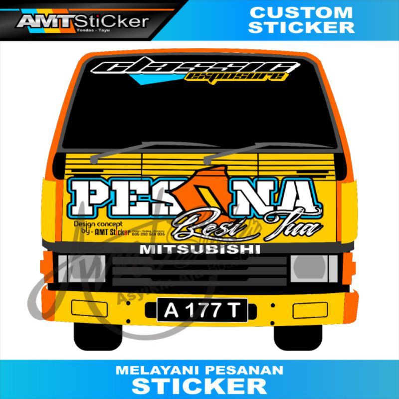 Jual Terlaris Sticker Decal Truck Tepak Depan Stiker Truk Shopee