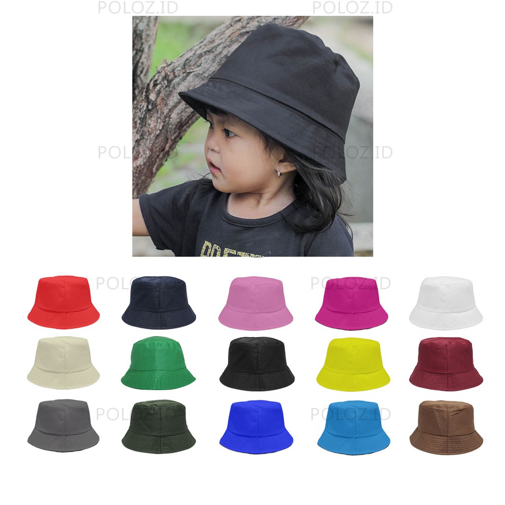 Jual TOPI BUCKET ANAK POLOS TOPI BUCKET BAYI POLOS TOPI BUCKET ANAK ...