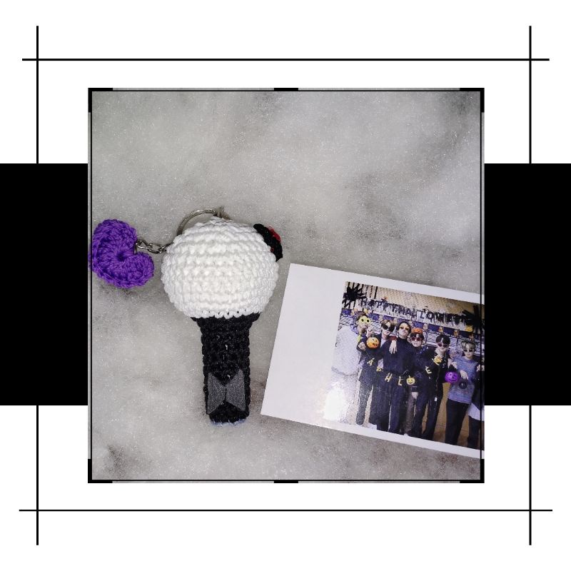 Jual [FREE POLAROID BTS] AMIGURUMI GANTUNGAN KUNCI KEY CHAIN ARMY BOMB ...