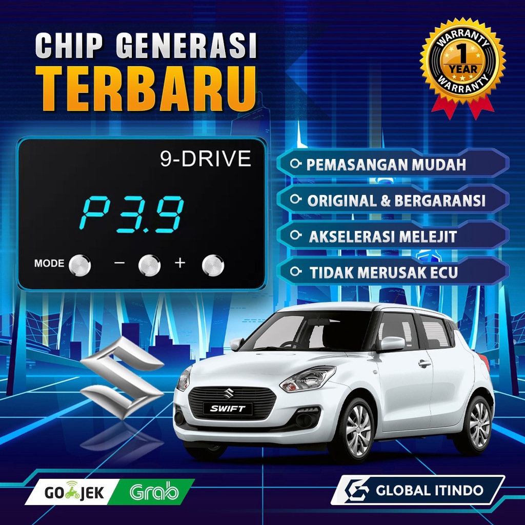 Jual 9 Drive Suzuki Swift All New Swift S-Presso Piggyback Throttle ...