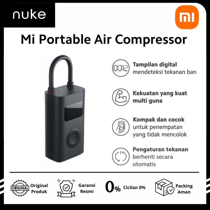 Jual XIAOMI Mi Portable Electric Air Compressor Air Pump Shopee Indonesia