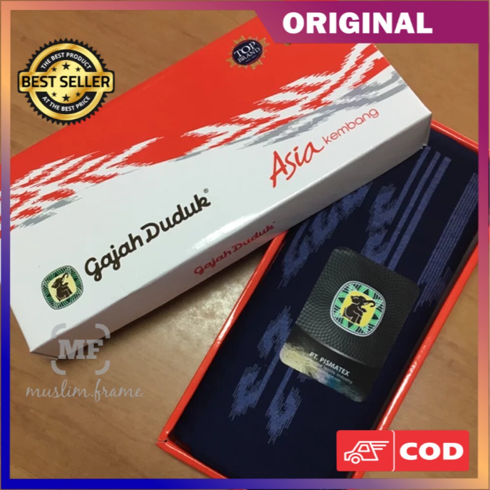 Sarung Dewasa Gajah Duduk ASIA - Sarung Tenun Klasik Premium