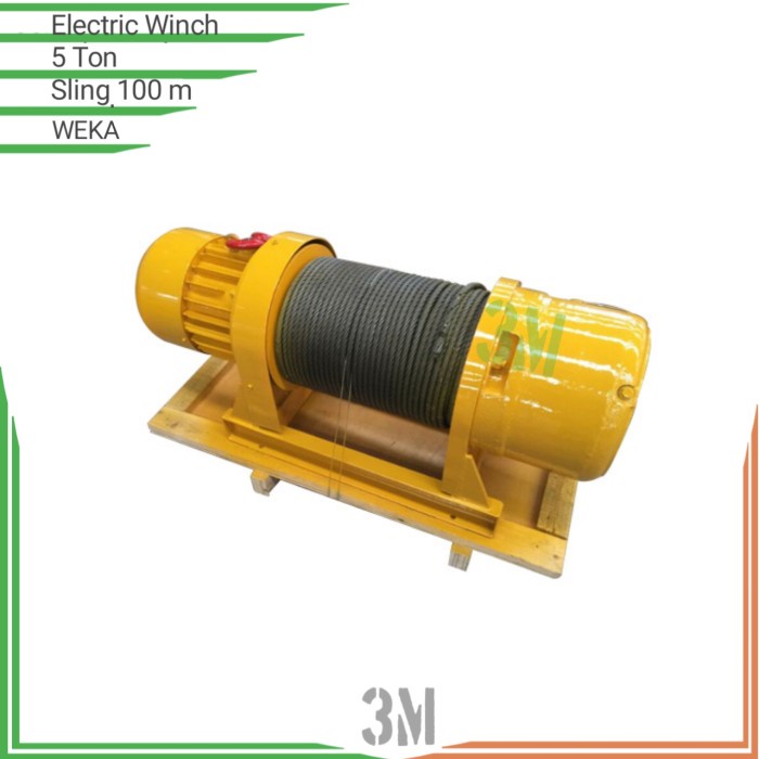 Jual Katrol Electric Winch Hoist 5 ton Sling 100 M. Electric hoist WEKA