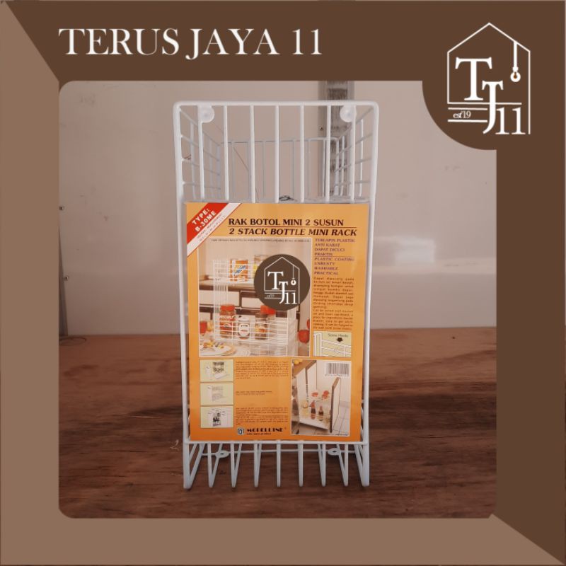 Jual Rak Botol Mini 2 Susun merk MODELINE tipe B-30ME | Shopee Indonesia