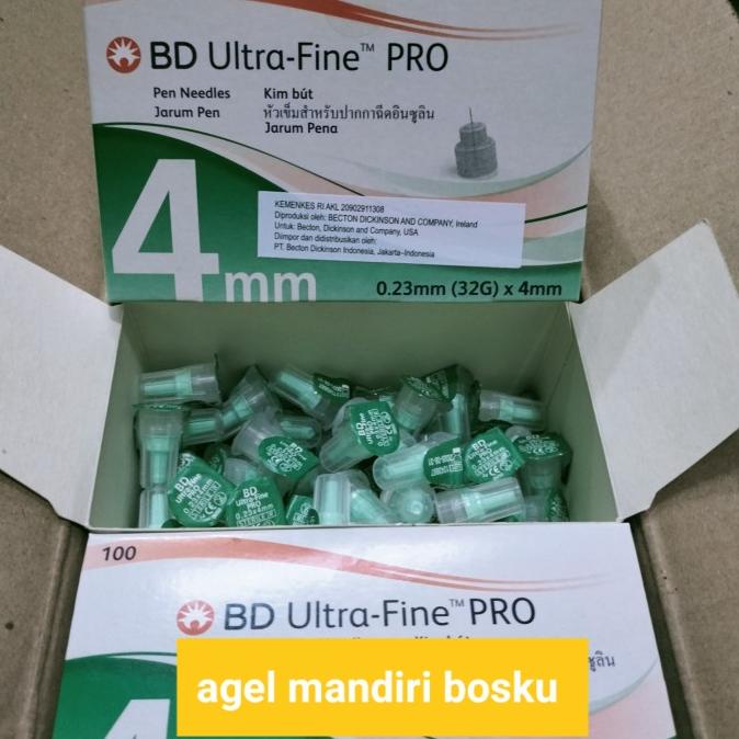 Jual Bd Ultra Fine Mm Jarum Insulin Hijau Shopee Indonesia