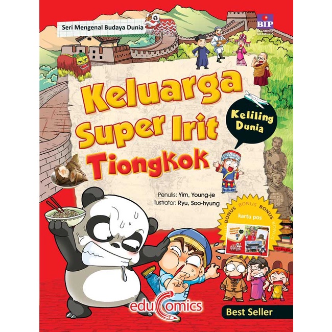 Jual Buku Seri Keluarga Super Irit Keliling Dunia Educomic Komik