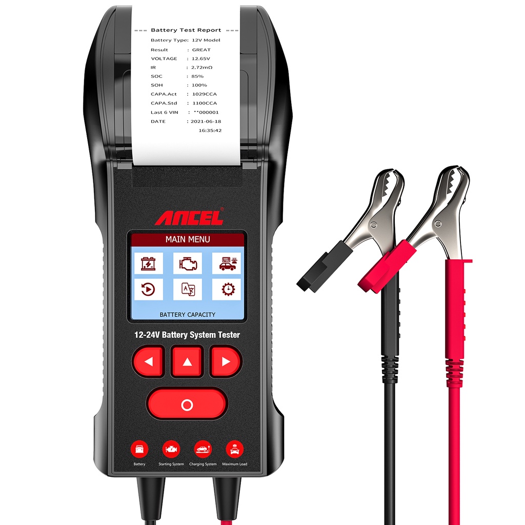 Jual Ancel BST600 Alat Tester Tegangan Aki Mobil Truk 12V / 24V Heavy