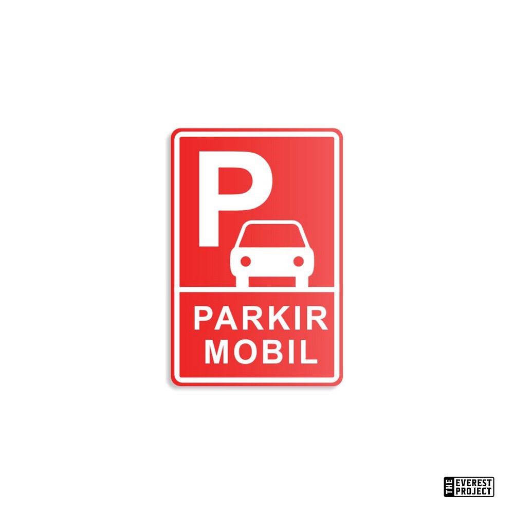 Jual Dilarang Parkir Papan Tanda Dilarang Parkir Acrylic Sign Do Not Park Papan Akrilik