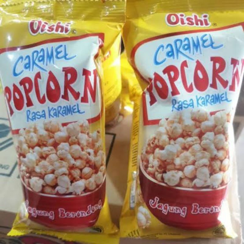 Jual Oishi Popcorn Rasa Karamel dan Rasa Cokelat | Shopee Indonesia