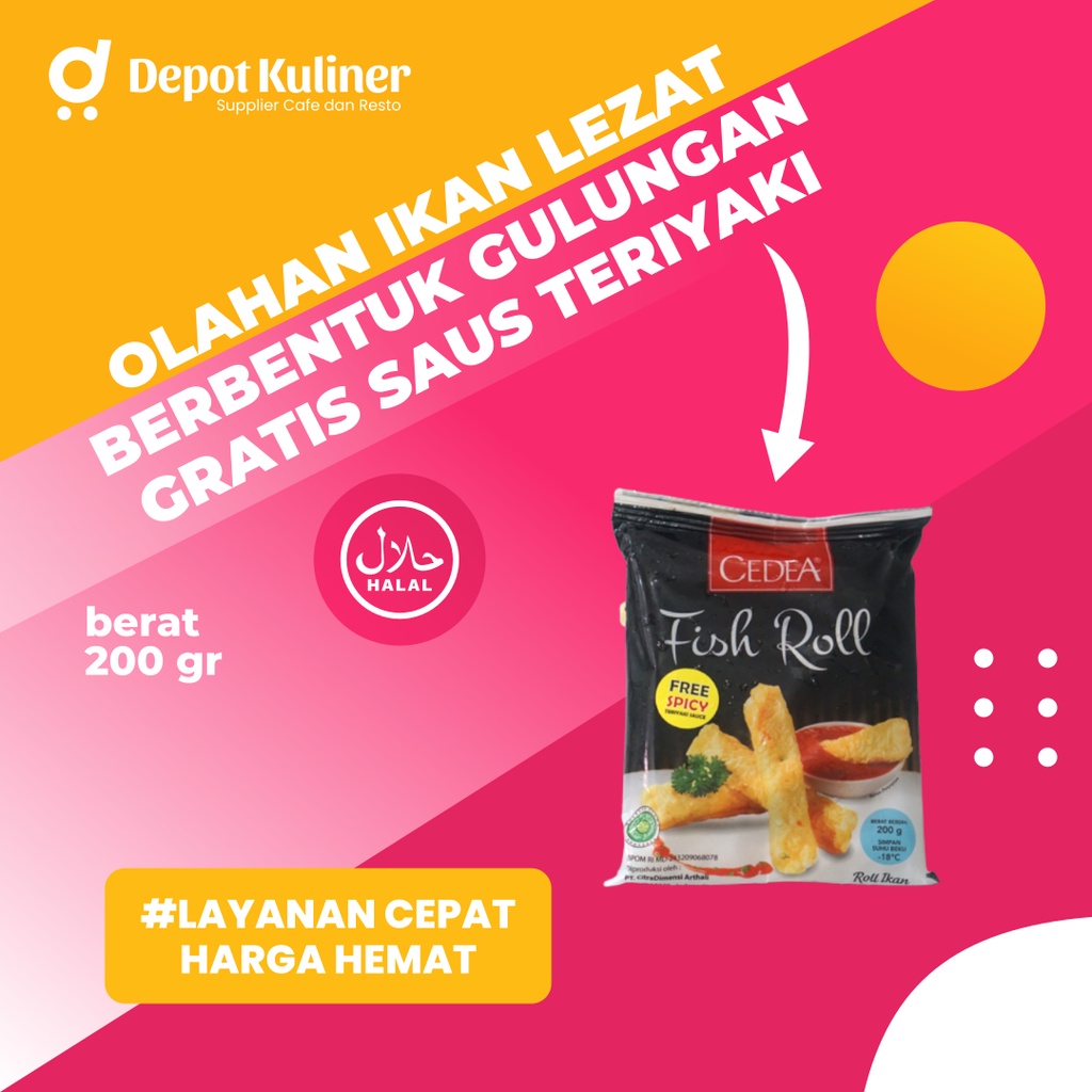 Jual Cedea Fish Roll Gr Roll Ikan Olahan Shopee Indonesia