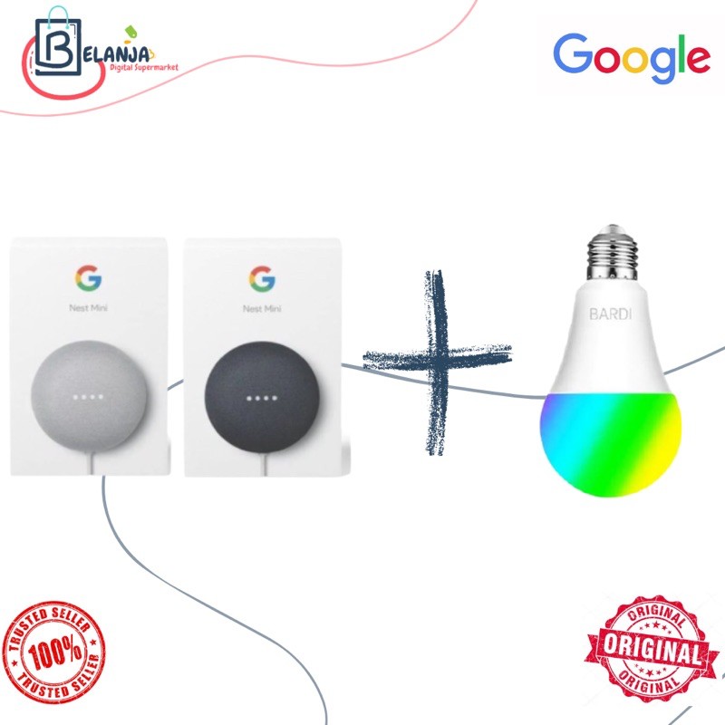 Bardi Light Bulb For Google Mini Jual Google Home Nest Mini 2nd