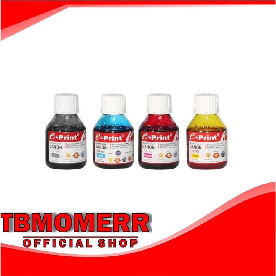 Jual REFILL INK BOTOL EPRINT CANON 100ML/TINTA PRINTER CANON | Shopee ...
