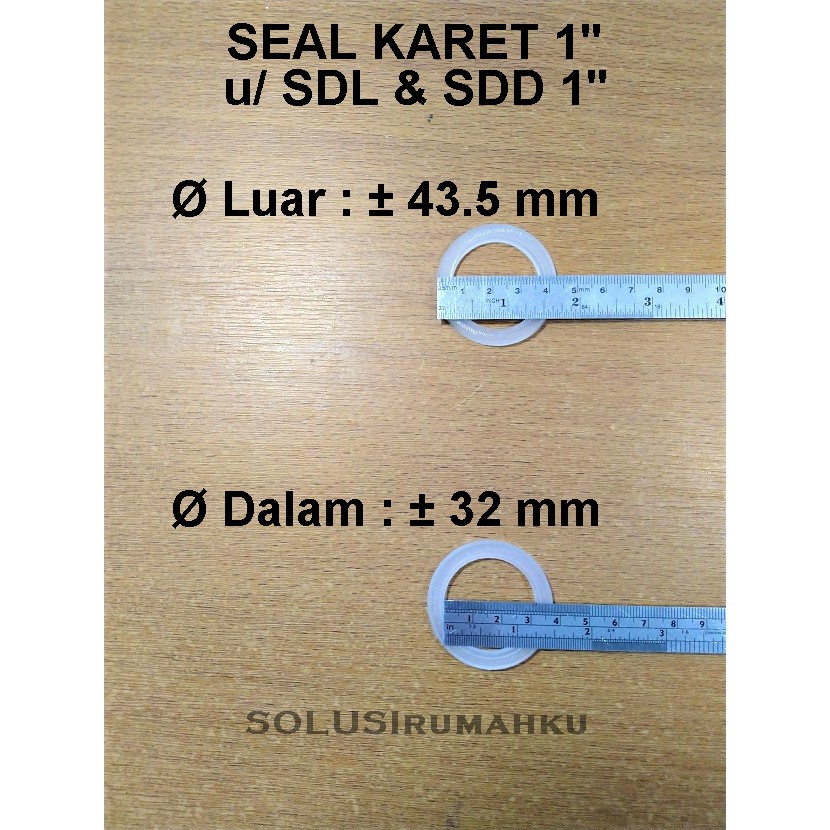 Jual Seal Karet Putih Untuk Soket Drat Luar Inch Shopee Indonesia