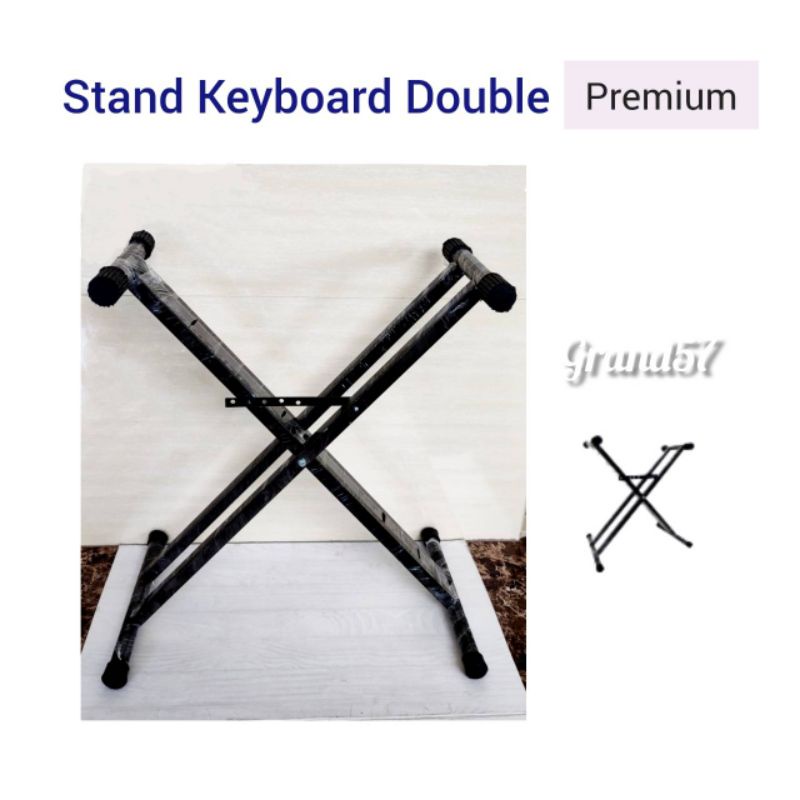 Jual Stand keyboard double x silang stand organ premium Shopee Indonesia