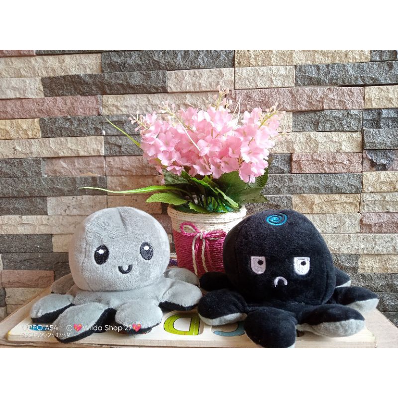 Jual Mainan Anak Boneka tik tok Gurita bolak balik Octopus Doll cumi ...