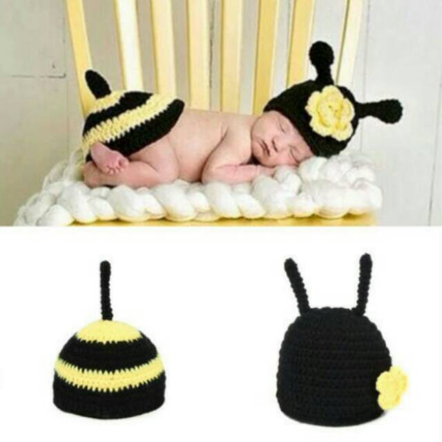 Jual Kostum rajut foto bayi #Lebah | Shopee Indonesia
