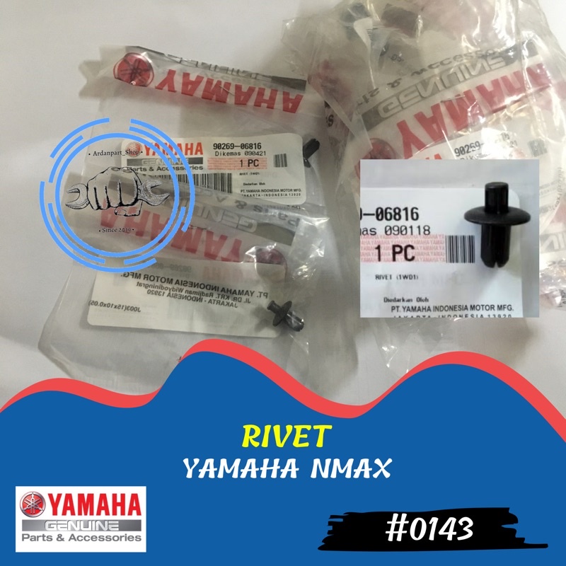 Jual BAUT RIVET PLASTIK NMAX , AEROX 155 , ALL NEW NMAX , LEXI , XMAX ...