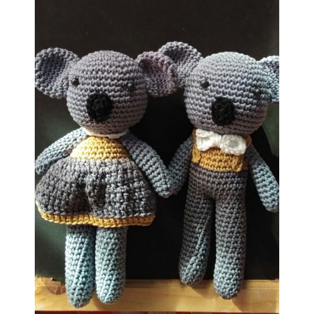 Jual Boneka rajut koala (PO) | Shopee Indonesia
