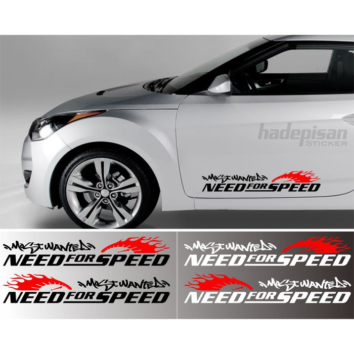 Jual Stiker Mobil Cutting Sticker mobil NEED FOR SPEED MOST WANTED ...