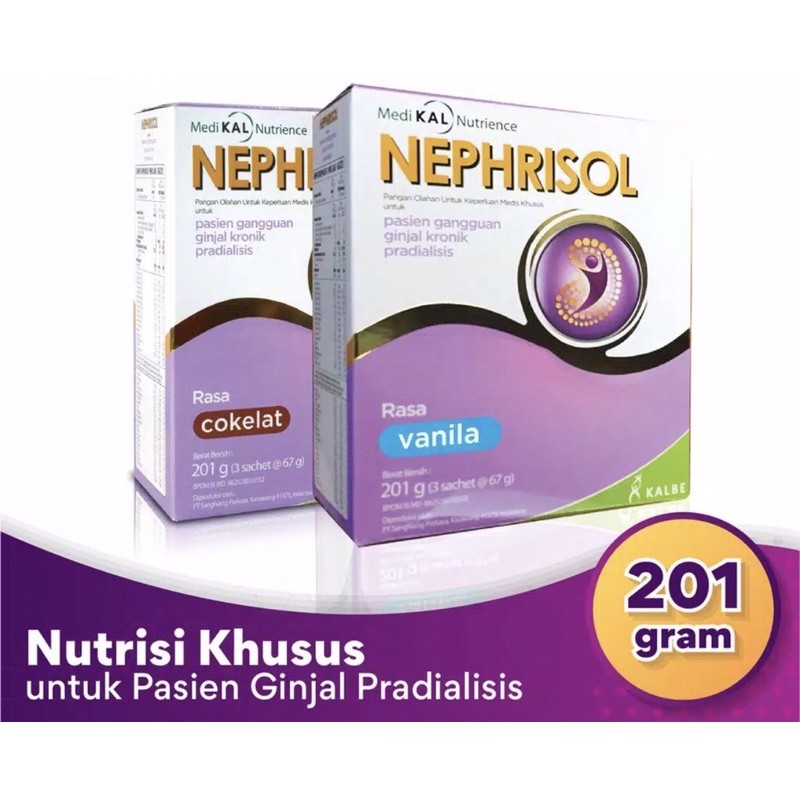 Jual Nephrisol 201 gram ( susu nutrisi khusus penderita gagal ginjal ...