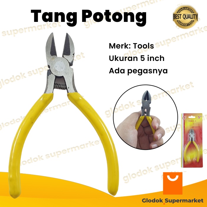 Jual Tang Potong 5 inch Tools Mini Diagonal Cutter Pliers 5inch ...