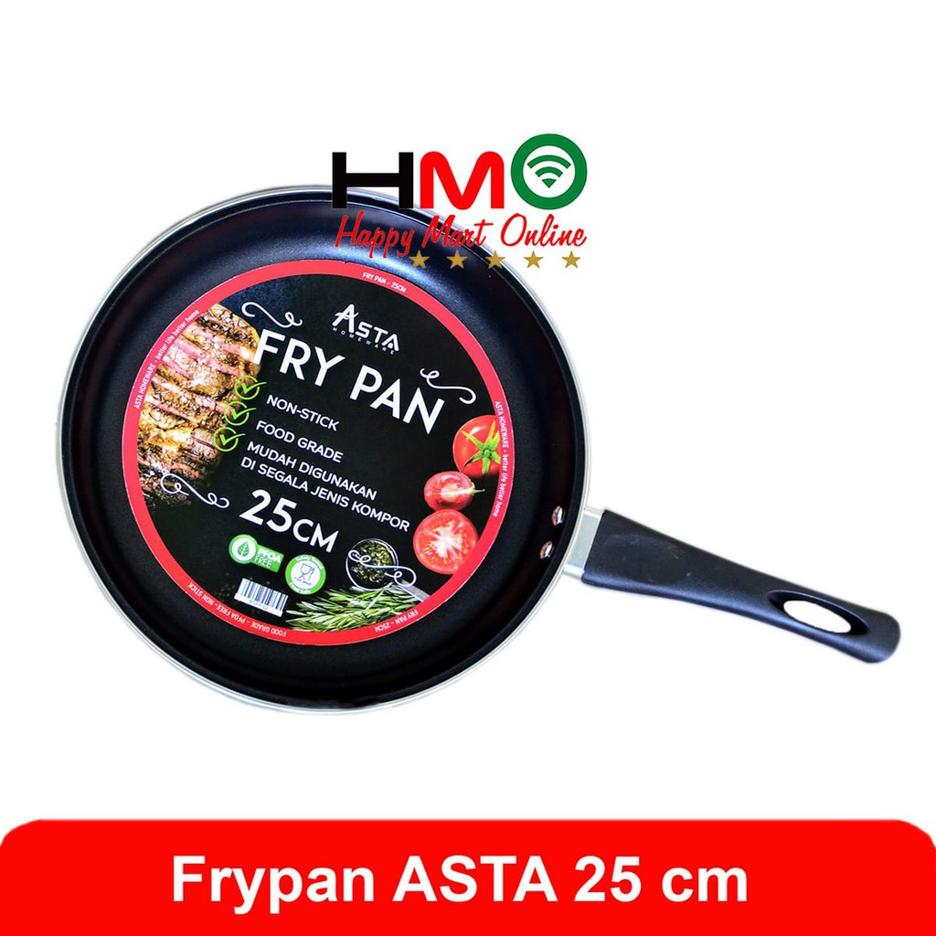 Jual Asta Frypan Fry Pan Teflon Anti Lengket Diameter 25 CM ROFP02