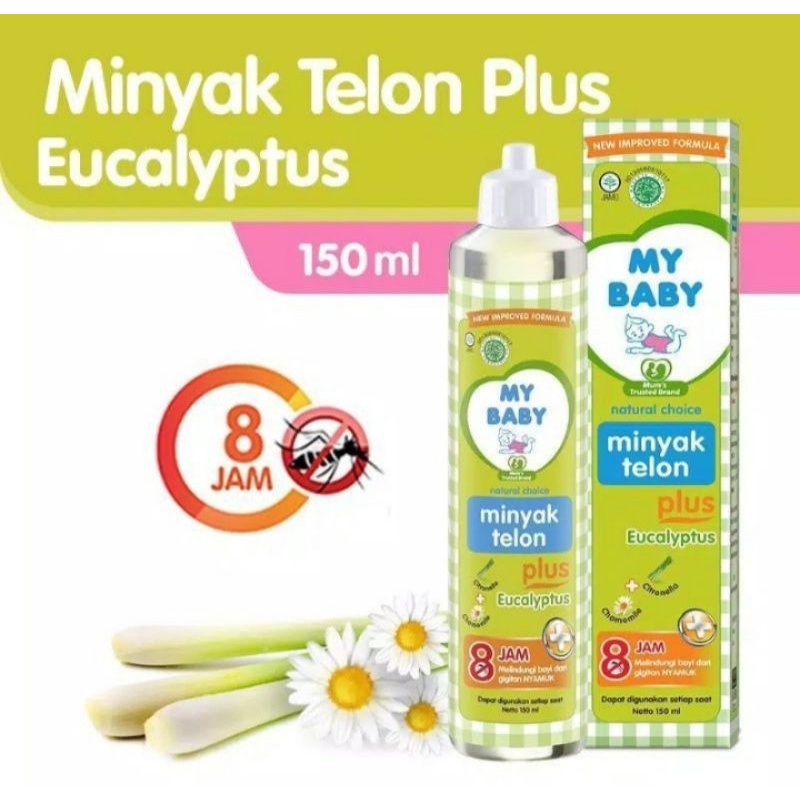 Jual My Baby Minyak Telon Plus 8Jam 150ml ( Ukuran Paling BESAR