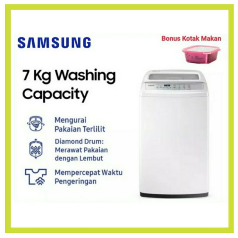 Jual Samsung Mesin Cuci Wa H Sw Se Washing Machine Top Loading Kg Kg Shopee Indonesia