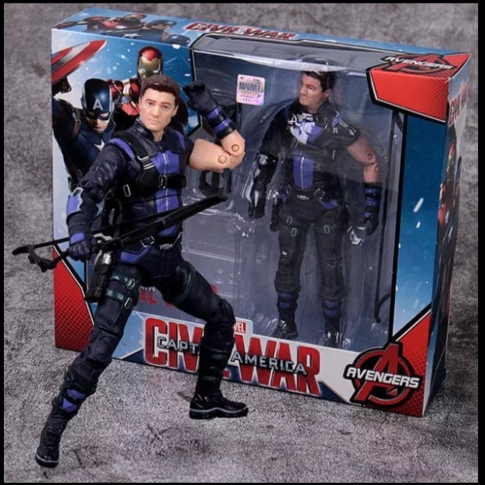Jual Produk Zdtoys Avengers Civil War Zd Toys Hawkeye Figure Original