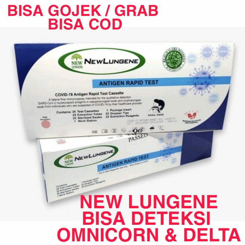 Jual Alat Test Antigen Swab / Swab Hidung Lungene Omicron dan Delta