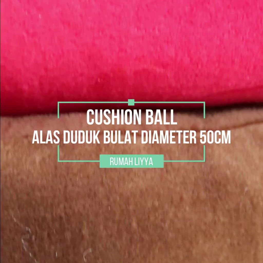 Jual Liyya Cushion Ball Alas Bantal Duduk Bulat Lantai Kursi Sofa ...