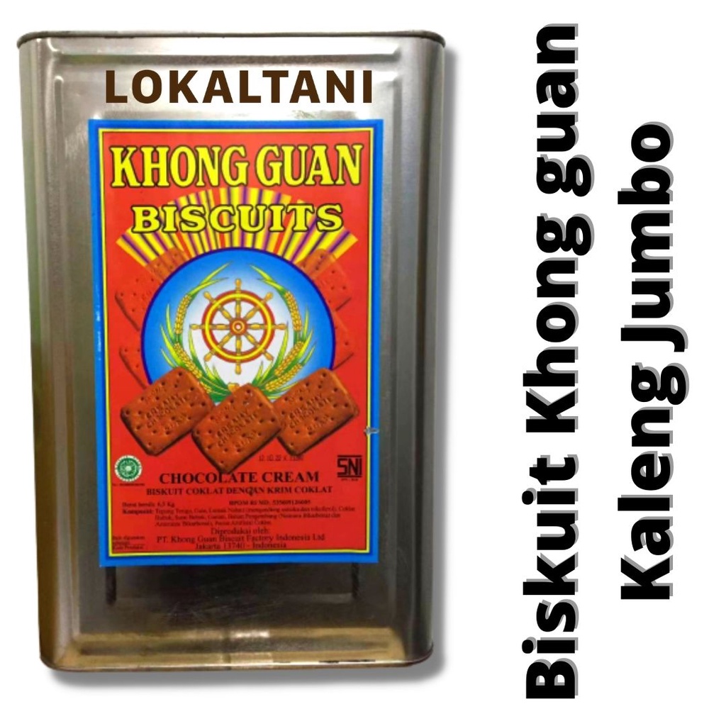 Jual Khong Guan Kaleng Besar Jumbo/ Biskuit Khong guan kaleng aneka