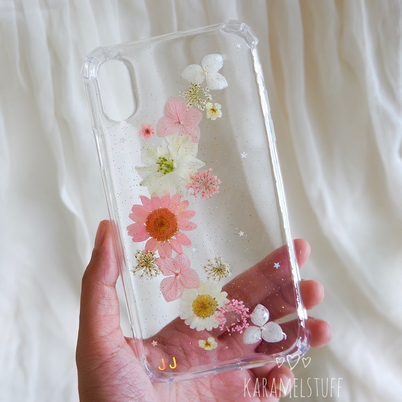 Jual dried flowers case / resin flower case Shopee Indonesia