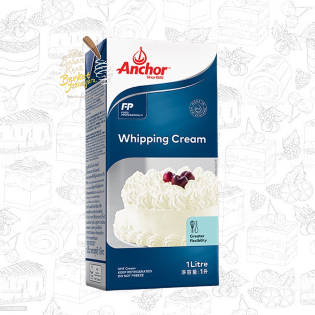 Jual WHIP CREAM ANCHOR 1 L / WHIPPING CREAM DAIRY / COOKING CREAM 1 L