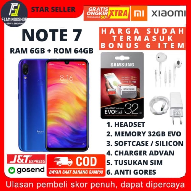 Jual Xiaomi Redmi Note 7 Pro 4GB RAM Terlengkap & Harga Terbaru Mei ...